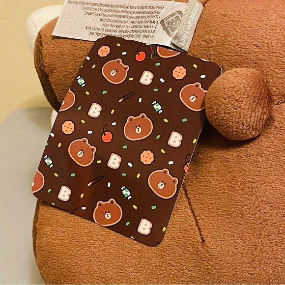 NWT BIG SAN-X Line Friends Candy Brown 16” - Picture 5 of 6